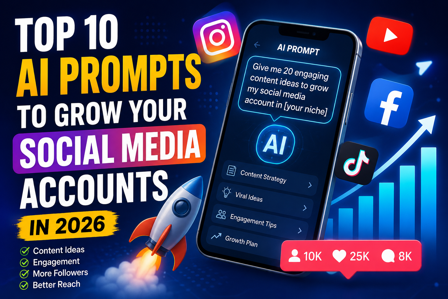 AI prompts to grow your social media accounts