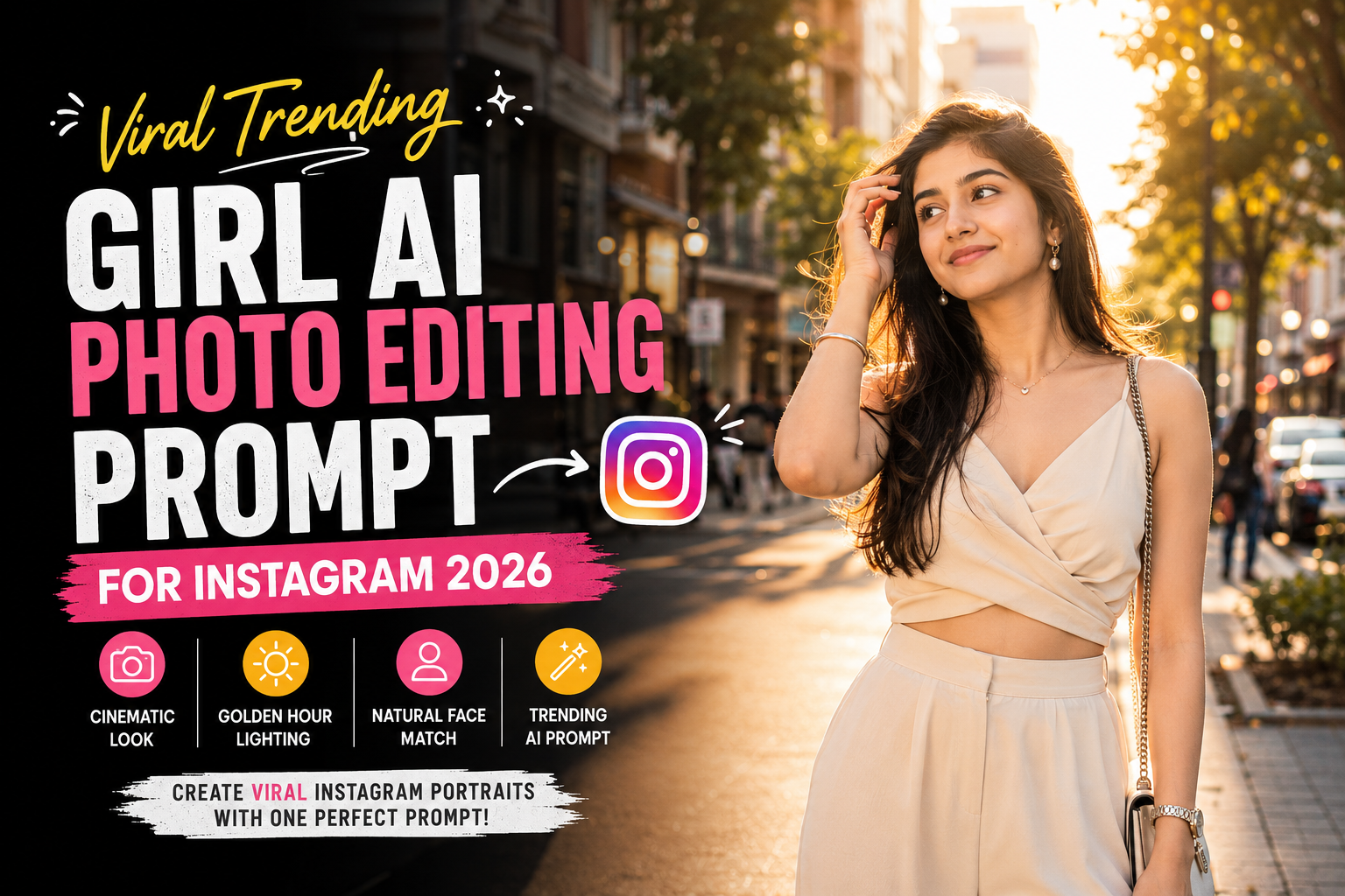 Viral Trending Girl AI Photo Editing Prompt