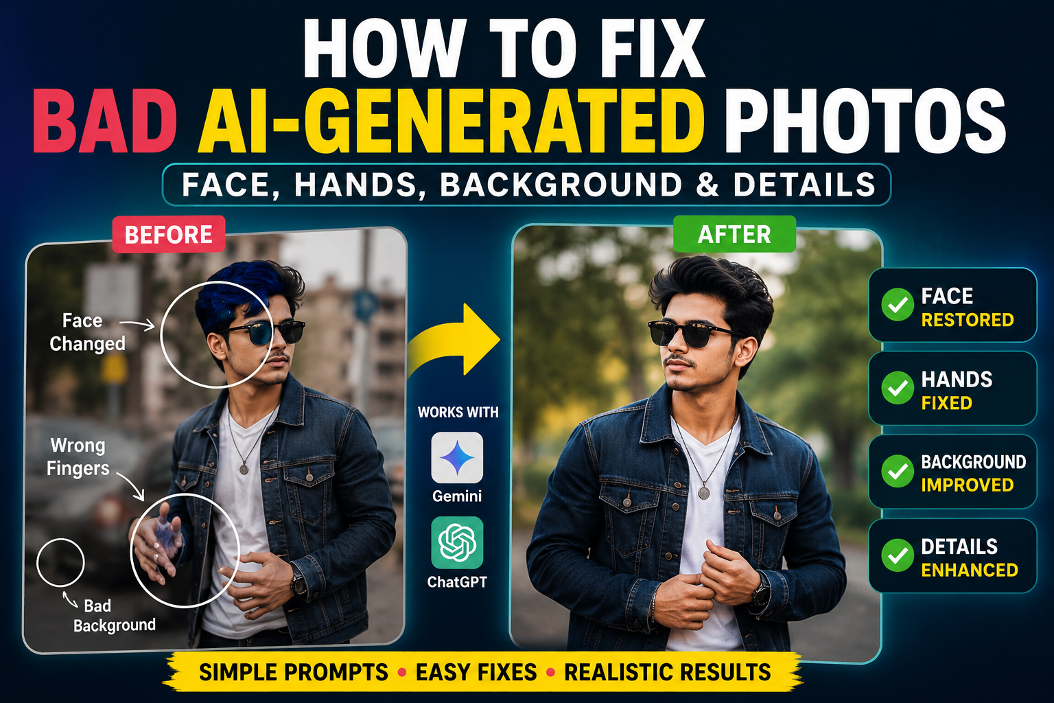 How to Fix Bad AI-Generated Photos
