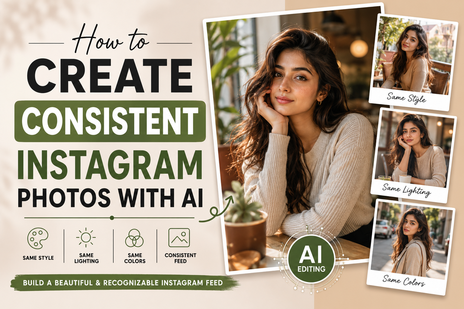 How to Create Consistent Instagram Photos With AI