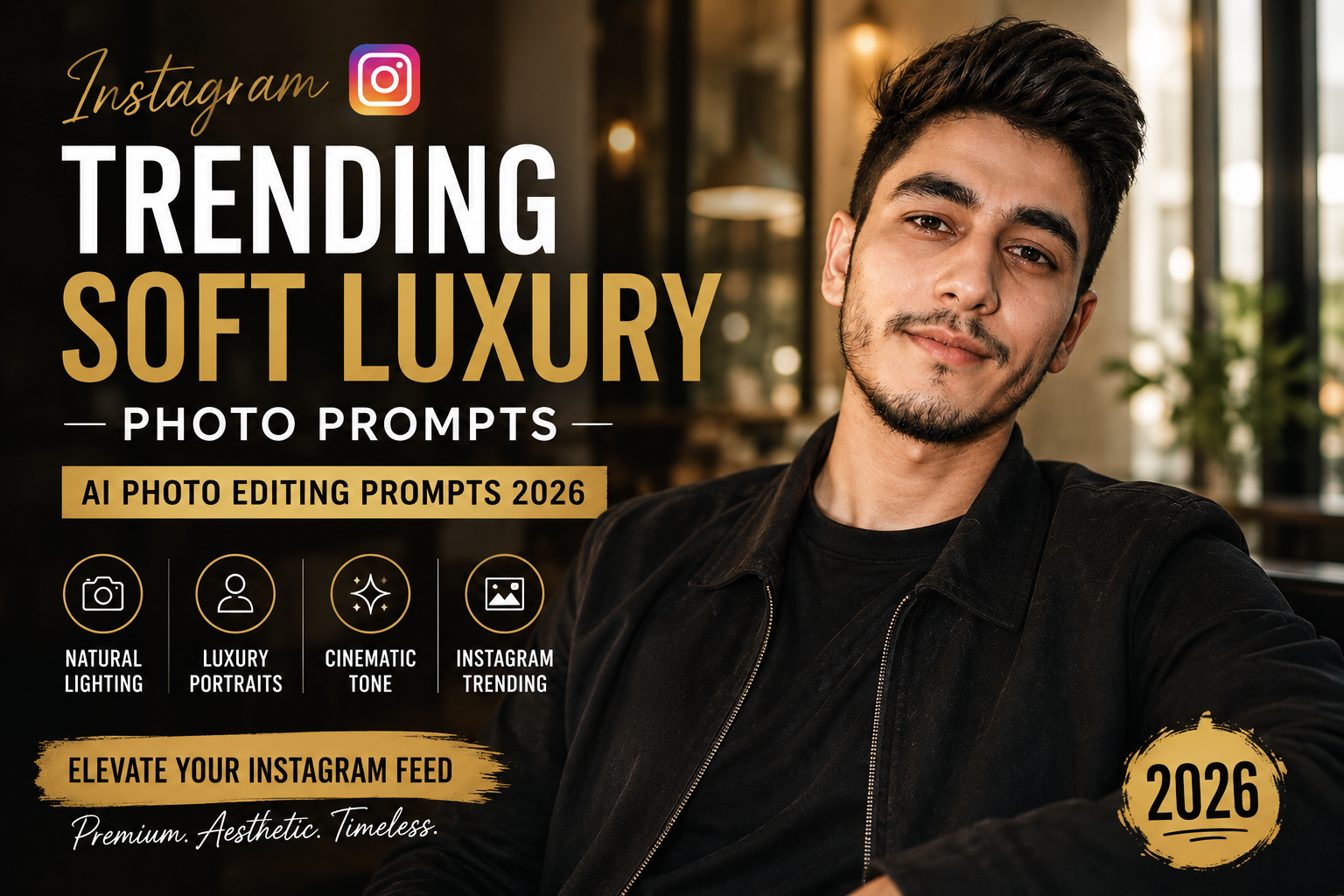 Instagram Trending Soft Luxury AI Photo Editing Prompts 2026