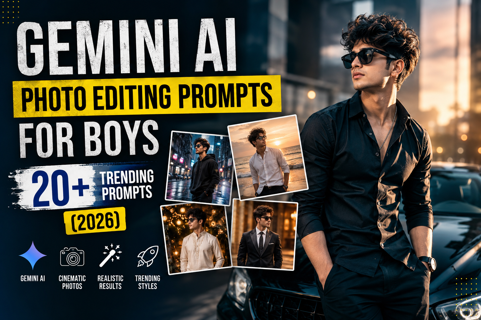 Gemini AI Photo Editing Prompts for Boys