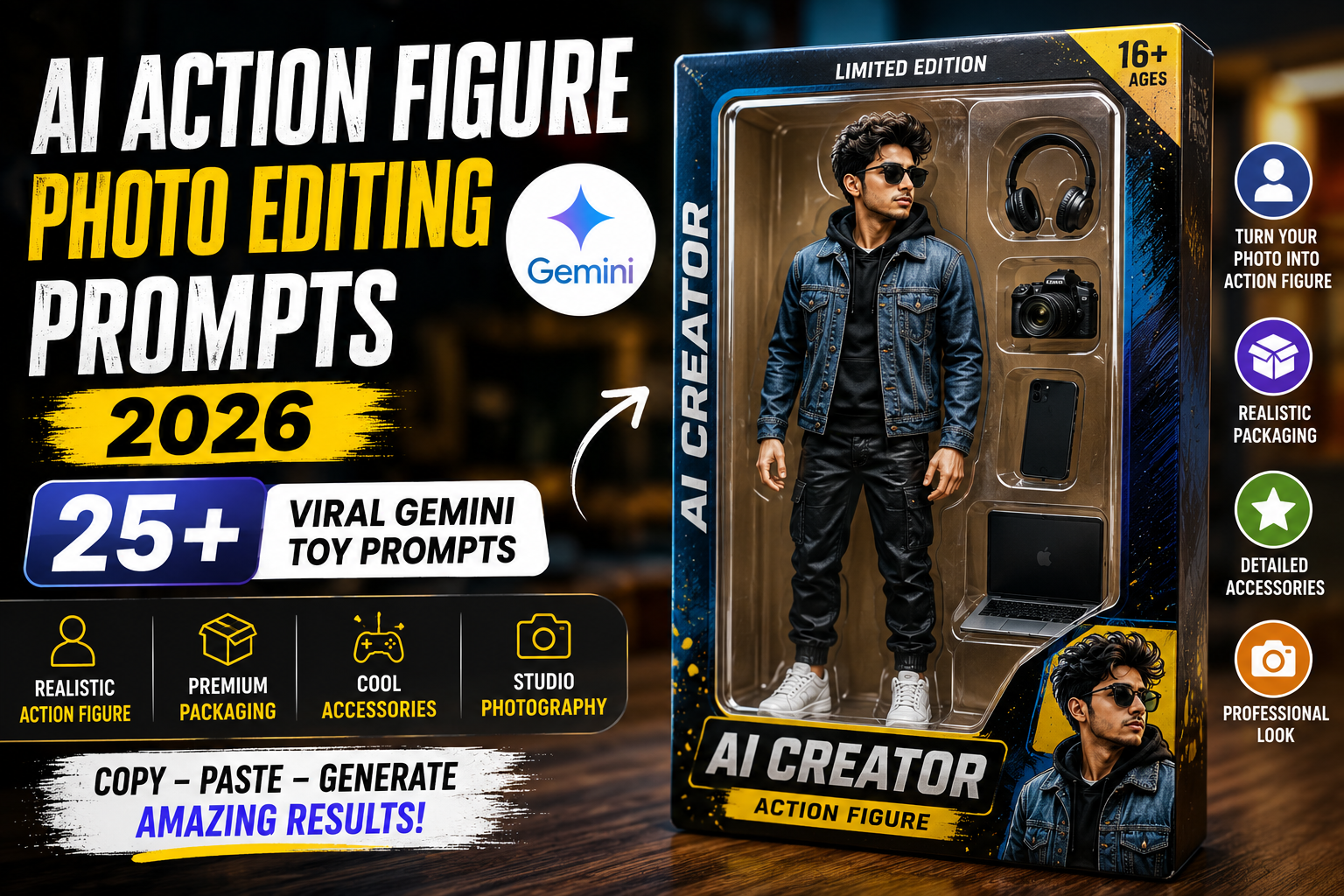 AI Action Figure Photo Editing Prompts
