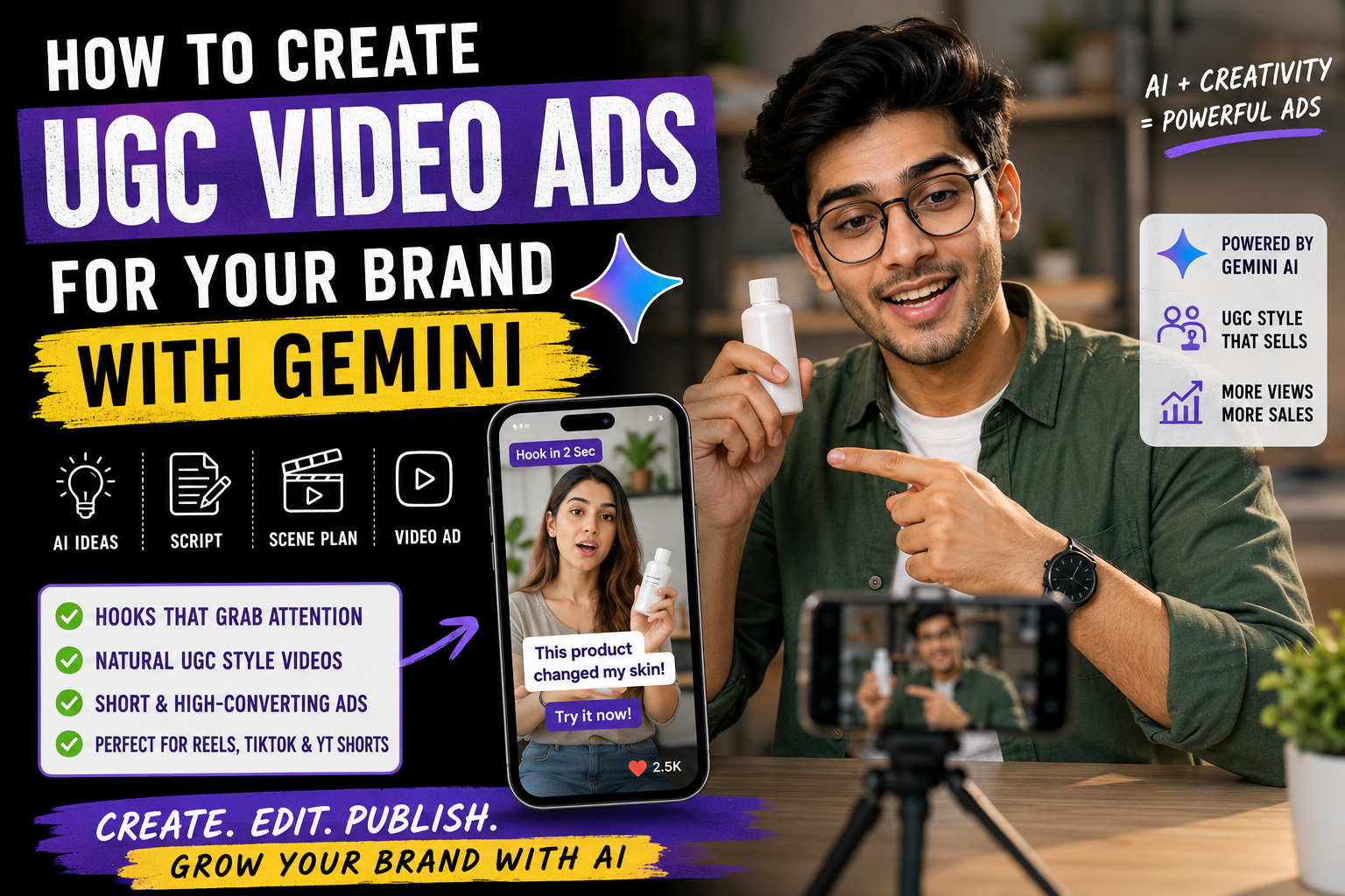 UGC video ads with Gemini