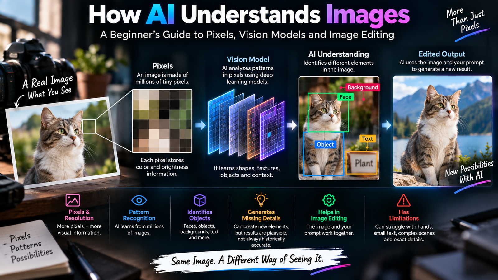 how AI understands images