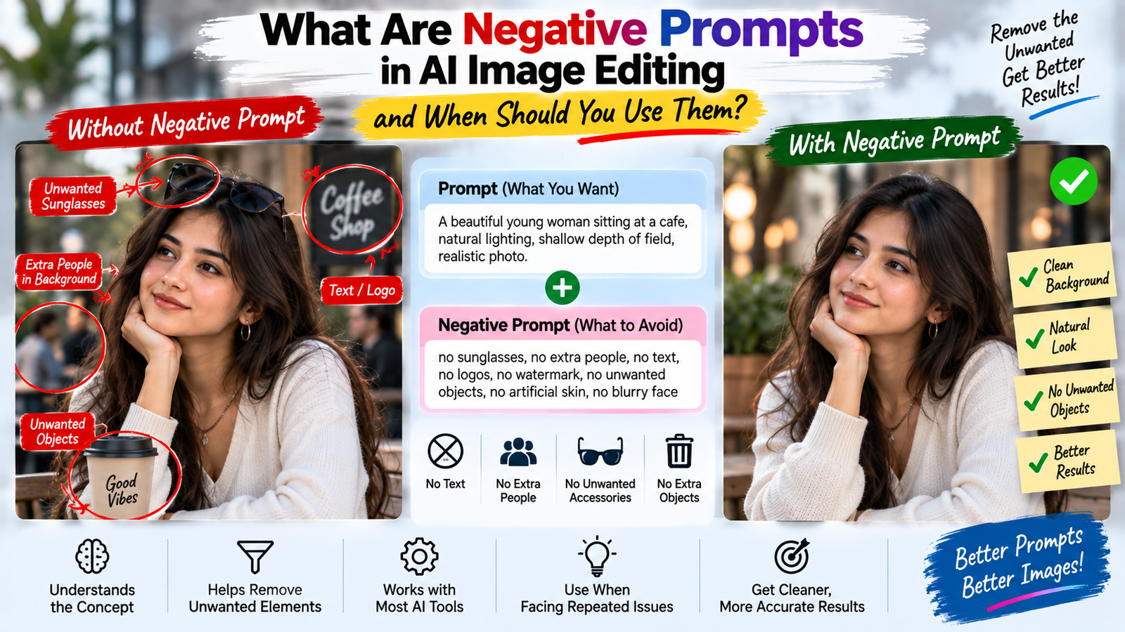 negative prompt in AI image editing