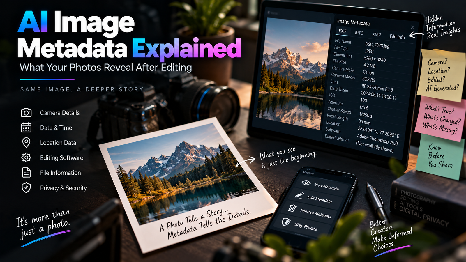 AI image metadata