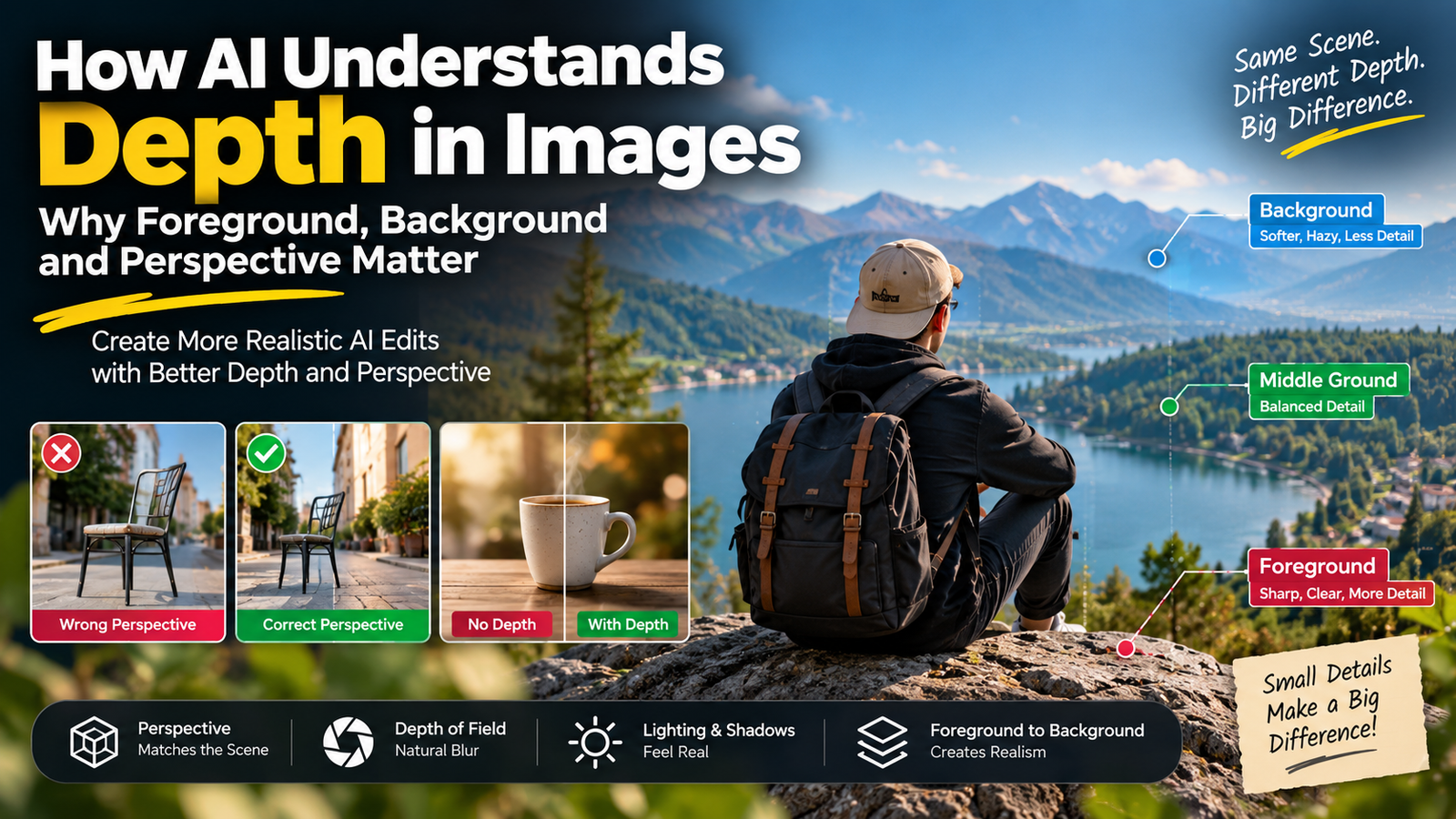 AI understands depth in images