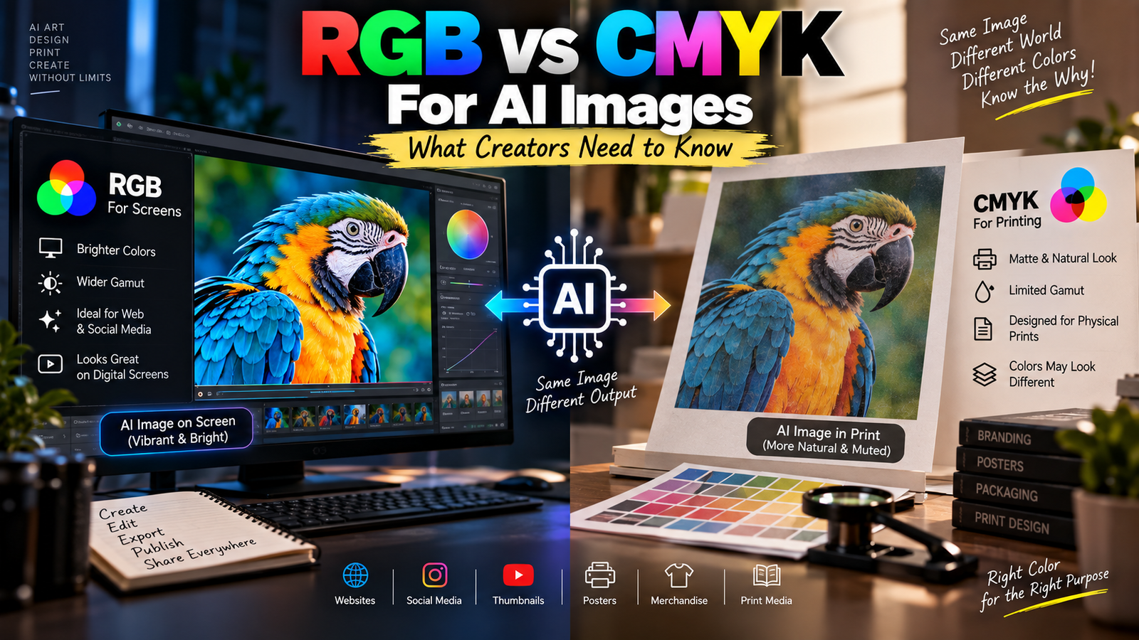 RGB vs CMYK for AI images
