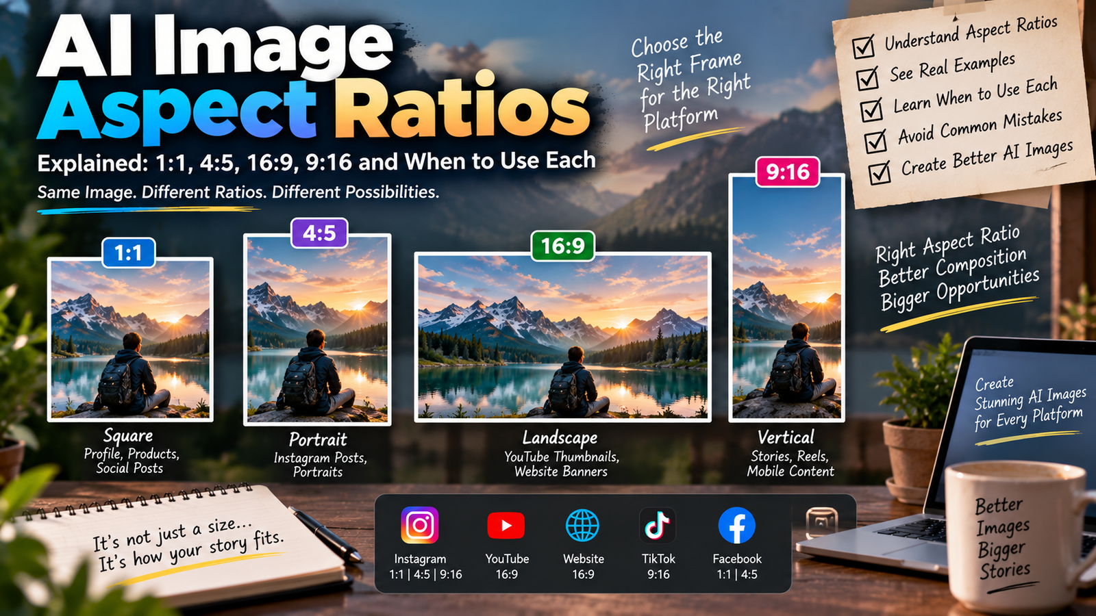 AI image aspect ratios